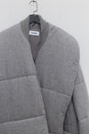 HED MAYNER two -piece lapel coat AW22_O30_Gry/WO gray PHM6